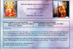 MadhvaNavami Purandarotsava 2022